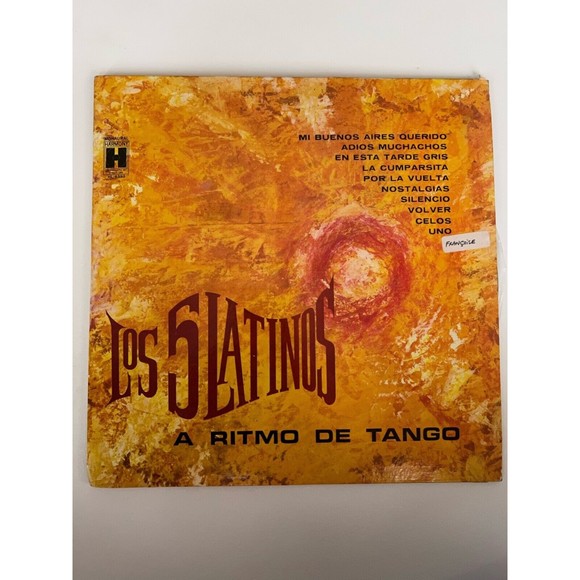 Los 5 Cinco Latinos A Ritmo De Tango LP Harmony HL 8392 Mono Import Mexico VG+ - Picture 1 of 7